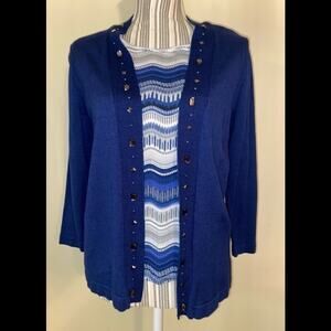 ALFRED DUNNER WOMENS SWEATER SIZE PS NWOT